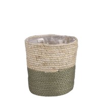 Mica Aufbewahrungskorb Rachel Rund GrüN 18 X 18 Cm Deko-Accessoires