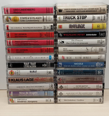 30x Deutsch *Auswahl* MC Musikkassette Tape Teilweise NEU/OVP (02)