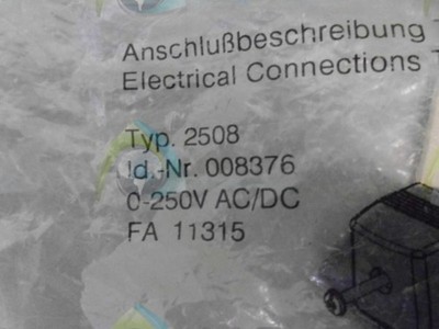 2508 ELECTRICAL CONNECTIONS NSNP IN BAG