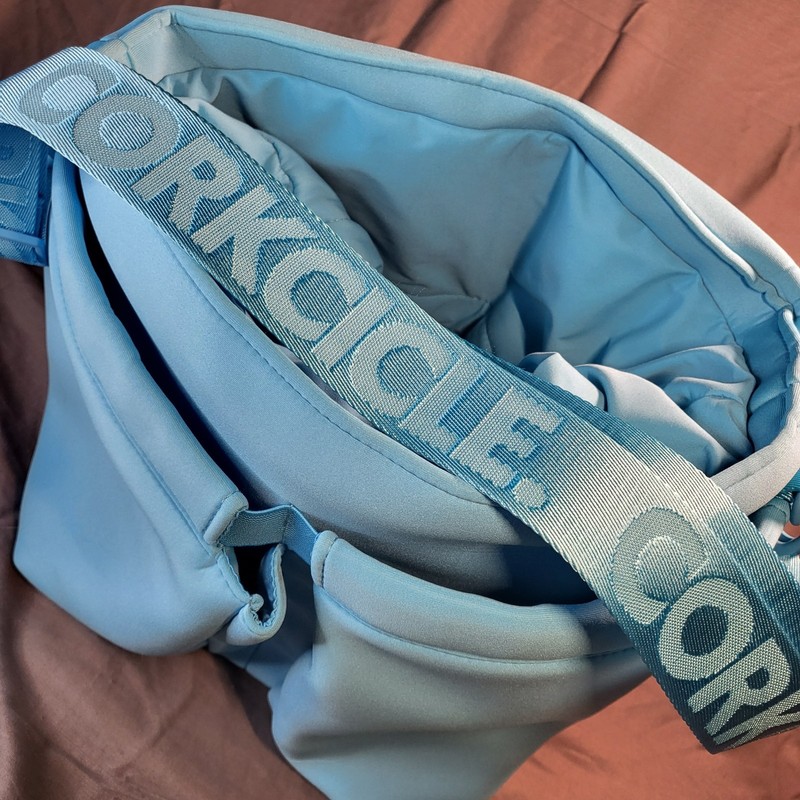 Soft Cooler Bag New With Tags Corksicle Blue Periwinkle Tote Beverage Bucket