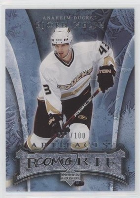 2007-08 Upper Deck Artifacts Silver 28/100 Bjorn Melin #165 Rookie RC 1k9
