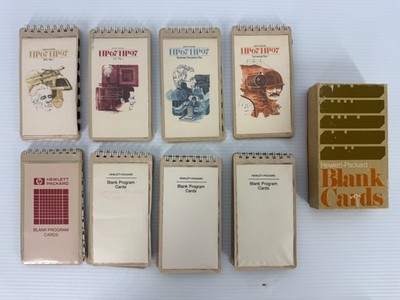 Vintage Hewlett Packard HP-67 HP-97 Calculator Pac Cards - Read