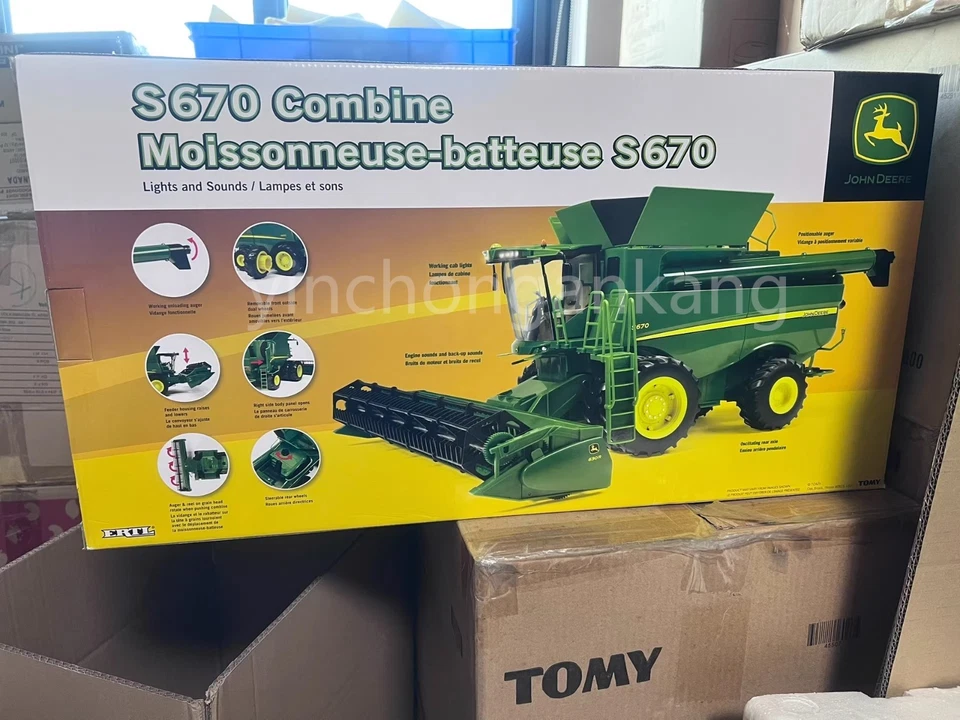 1:16 Scale ERTL Big Farm John Deere S670 Combine - Image 4 of 4