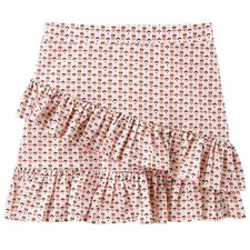 Carter's Floral Tiered Ruffle Skort Skirt Light Pink Girl's 4-5
