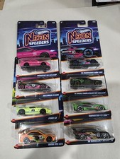 Hot Wheels Neon Speeders 8 Car Set 2023 Hot Wheels Neon Speeders 8 Car Set 2023