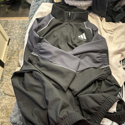 Adidas Select Woven Jacket Men's L Black Climacool Basketball Full Zip Elastic
