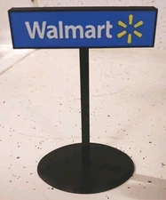 Walmart Minature 3d Printed Store Display Sign.  4.75" Tall