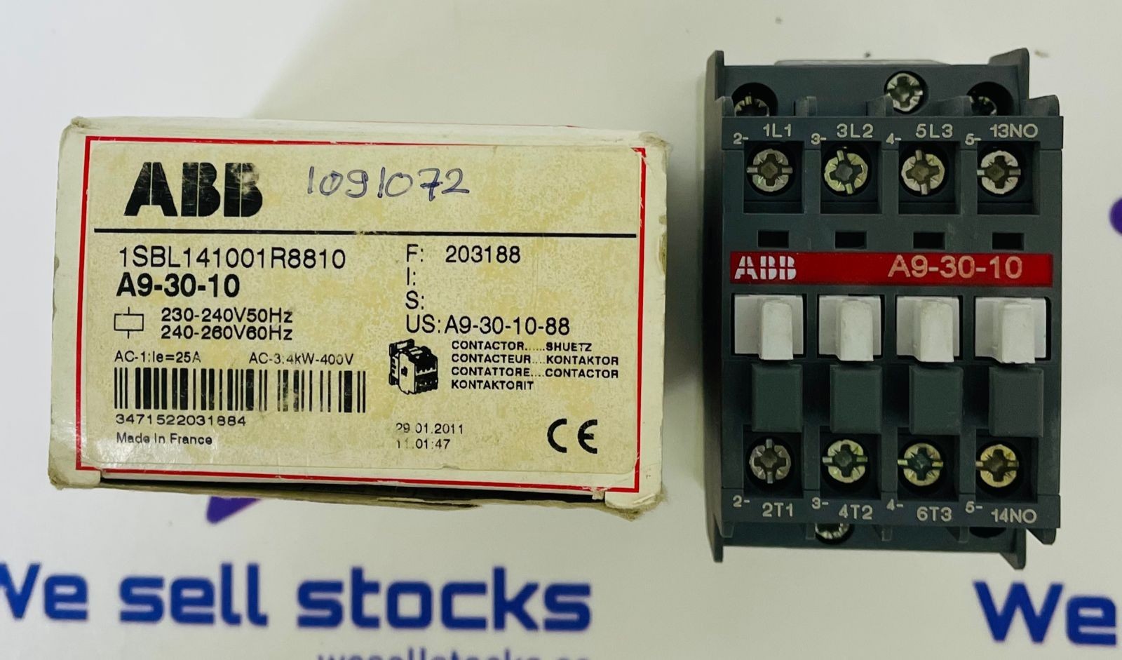 ABB A9-30-10 Contactor 1SBL141001R8810