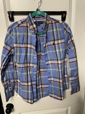 Polo Ralph Lauren Boys L/14-16 Multicolor Long Sleeve Button Down Dress shirt