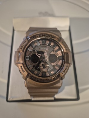 Casio G-Shock Rose Gold Ana-Digi Dial Resin Band Men's Watch GA-200GD-9B