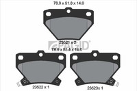 Pagid Bremsbelagsatz Scheibenbremse T3117N FüR Toyota Yaris Verso VAN Corolla