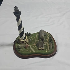 Danbury Mint Limited Edition LARGE 12" Cape Hatteras Lighthouse Sculpture Light
