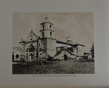 Antique Mission San Luis Rey Near Oceanside California Souvenir Art History 1904