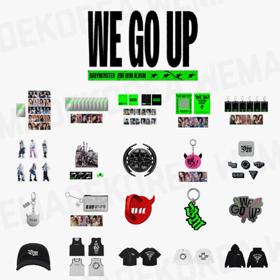 BABYMONSTER WE GO UP Official MD Trading Card / Ball Cap / Uniform