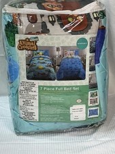 Animal Crossing 7 PC Comforter Bed Set FULL SIZE Reversible Nintendo Horizons