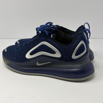 Nike Air Max 720 BQ7852-991 Blue Black Silver Men s Size 8 Running Shoes