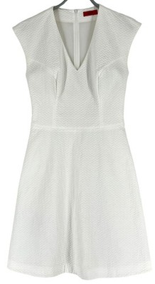 Hugo Boss Damen Kalissa Mini Dress White XS (IT 38 UK 6) - Strapless