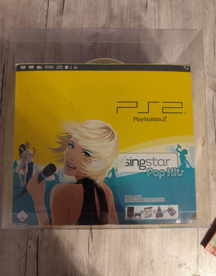 Sony PlayStation 2 Slim PS2 PAL SCPH-77004 mit OVP SingStar Pop Hits 8MB