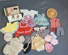 Vintage Ginny Doll Clothes 1950s Tagged 8 Vogue Outfit Panties Shoes Hat Lot
