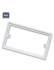 10mm Double 2 Gang Spacer Frame Light Switch Socket Back Box Plate