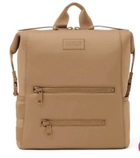 Dagne Dover Indi Neoprene Diaper Backpack LARGE in CAMEL. DD721818103 Brand New