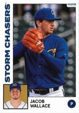 JACOB WALLACE 2025 Choice Omaha Storm Chasers #NNO UConn Huskies Royals 🔥