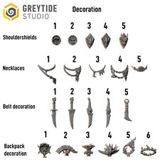 10 Pack - Decoration Upgrades - Anvil Wardens- GreyTide Studios
