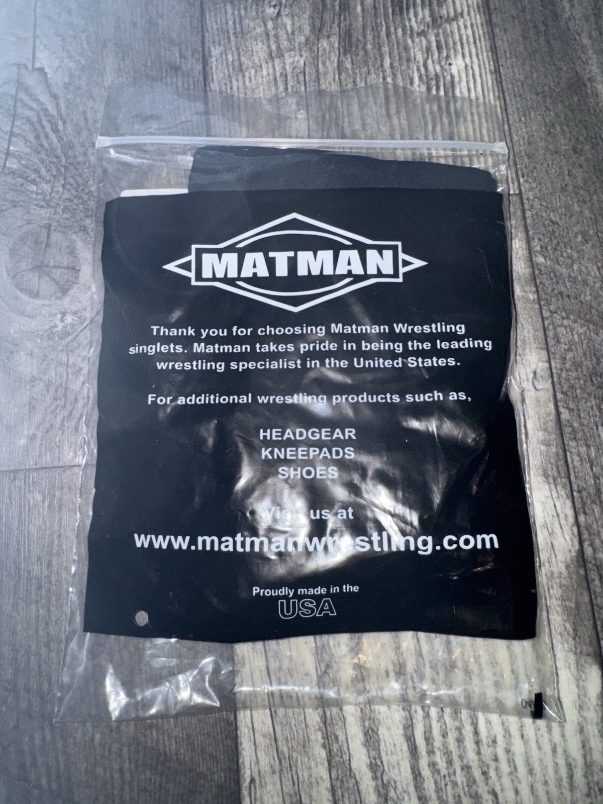 Matman Wrestling Singlet Youth Boys Kids Double Knit Nylon Made USA Size XS