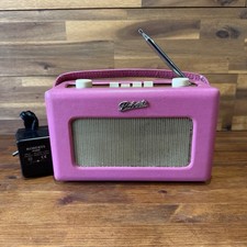Roberts Revival R250 Portable Radio FM MW LW Telescopic Aerial Pink + Adapter