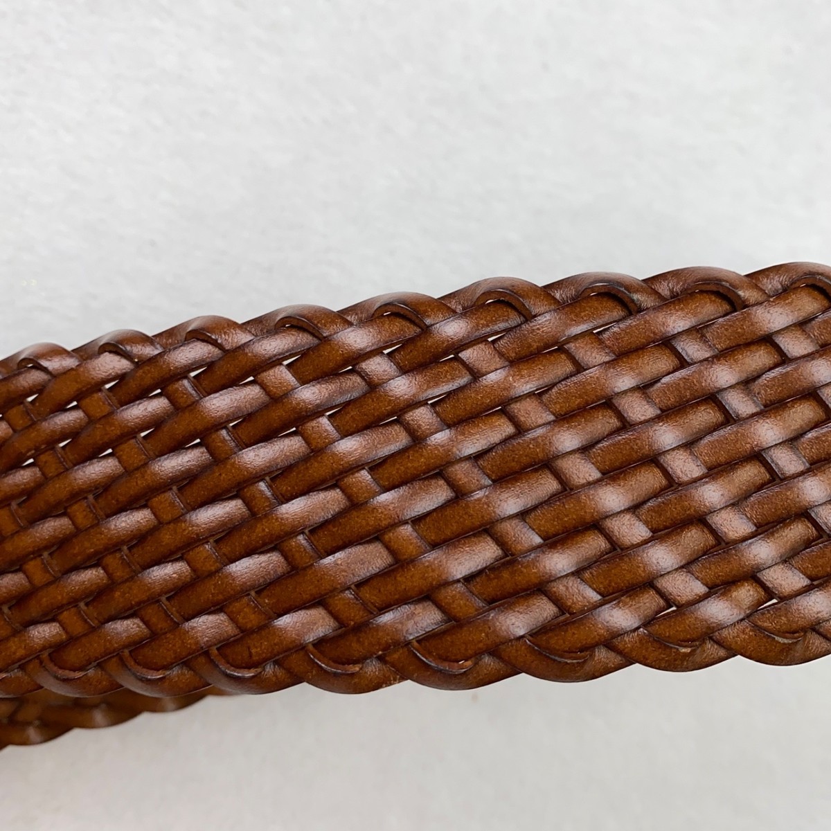 Michael Kors Dark Brown Woven/Braided Equestrian MK Charm Belt NWOT Michael Kors Women main image 4