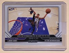 Victor Wembanyama/LeBron James 2023-24 Panini Instant #371 (B)