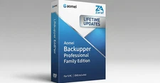 LifeTime Updates Aomei BackUpper Professional Family Edition - 5 PC  DVD