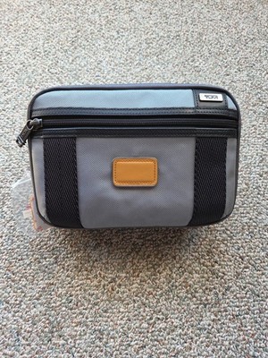New Tumi Fremont McGuire Travel Kit - Ballistic Nylon - Slate Gray/Black