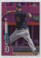 2020 Topps Chrome Update Target Pink Wave Refractor Dario Agrazal #U-30 8c4