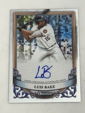 Luis Baez 2024 Bowman Sterling Prospect Auto Autograph #PA-LB -Astros