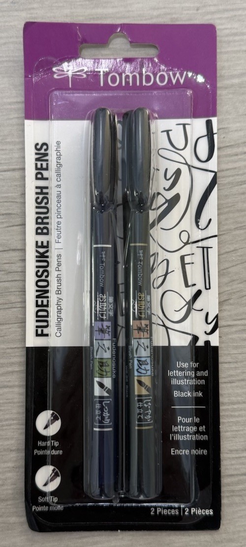 Tombow Fudenosuke Brush Pens Calligraphy Brush Pens