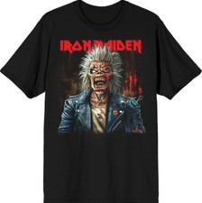 Iron Maiden 'Est. 1975 Eddie Scream Portrait' (Black) T-Shirt