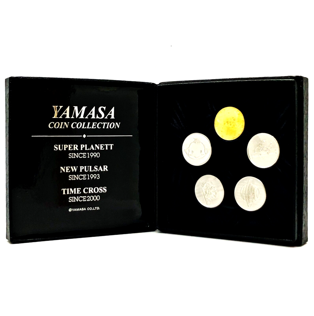 Japan Yamasa Coin Token Collection Set 5 pc Slot Pulsar Time
