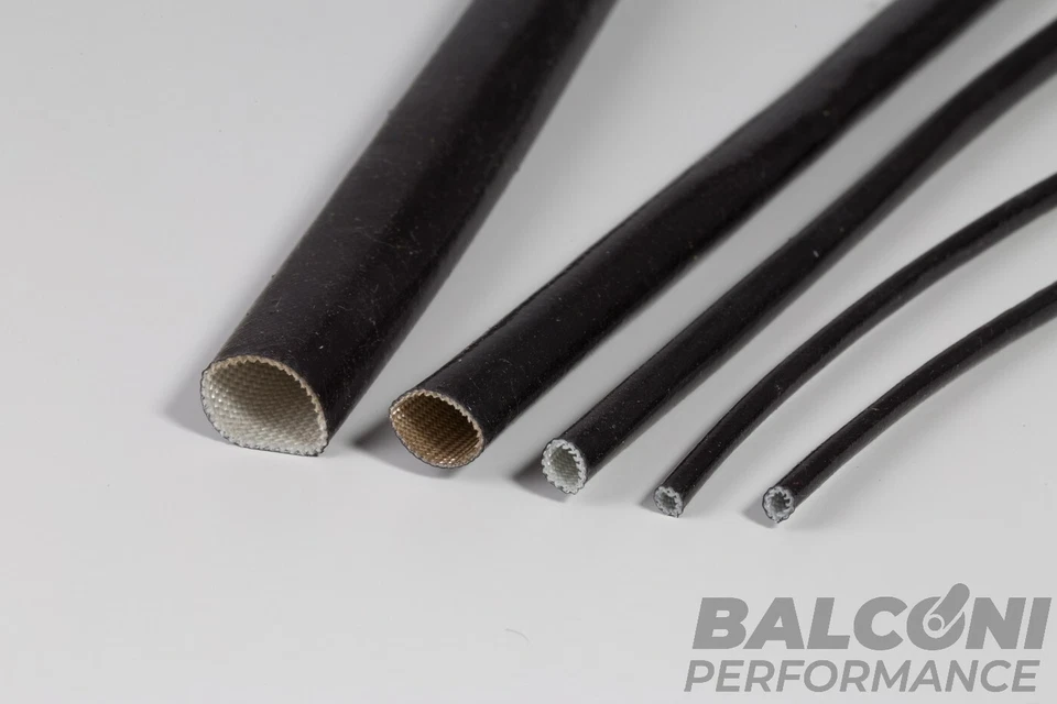 TUBO GUAINA ISOLANTE VETRO SILICONE ALTE TEMPERATURE PROTEZIONE kV 2,5 260° C - Imagen 3 de 4