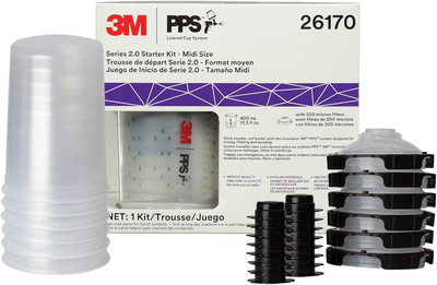 PPS 2.0 Paint Spray Gun System Starter Kit 26170,13.5 Ounces,200-Micron Filter,