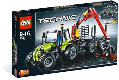 Lego 8049 Technic Traktor mit Holzlader brandneu versiegelt 2010 eingestellt