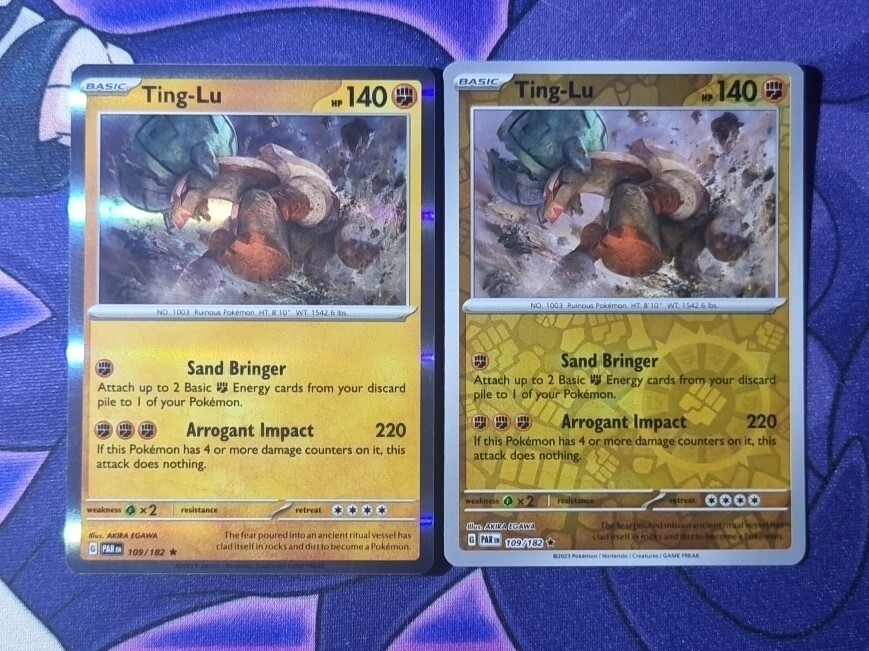 Ting-Lu 109/182 Holo Rare & Reverse Bundle Paradox Rift Pokemon TCG | eBay  UK