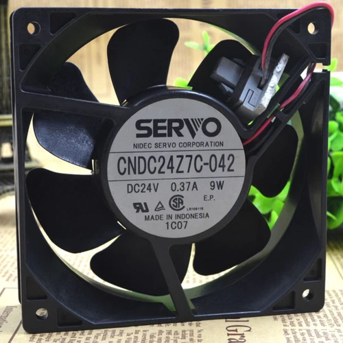 1PC  Chassis Industrial Cooling Fan  CNDC24Z7C-042 24V 0.37A 9W 12cm 12038