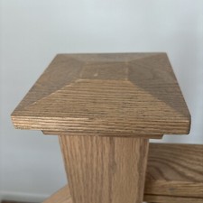 3.5-in x 3.5-in Unfinished Oak Stair Newel Po...