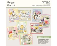 Simple Stories ~ SIMPLE VINTAGE MEADOW FLOWERS ~ Card Kit
