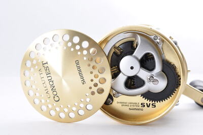 Shimano 03 CALCUTTA CONQUEST 401 Left Baitcasting Reel Rare