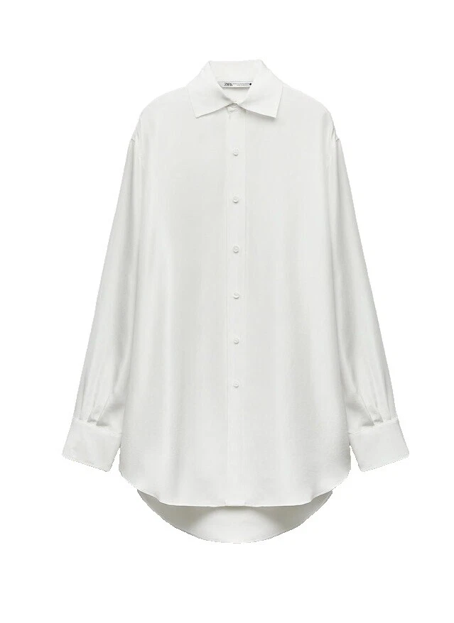 Camisas de negocios de seda Zara para Mujeres