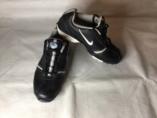 NIKE Golf Shoes Women's Size 9 Lacrosse Soft Spikes 317350- 011 Black 