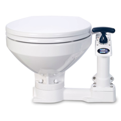 Tête De WC Marin Manuel Jabsco Twist 'n' Lock – Avec Sécurité Anti-refoulement, En Porcelaine Blanche