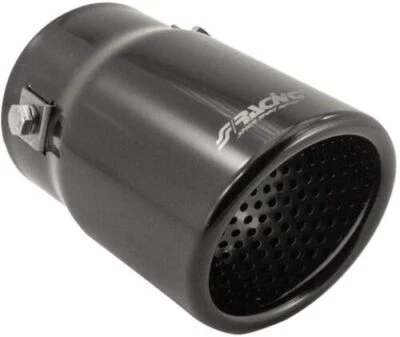 Simoni Racing Tubo de Escape en Acero Inoxidable Recto Y Inclinado Negro TRX21N - Imagen 1 de 4